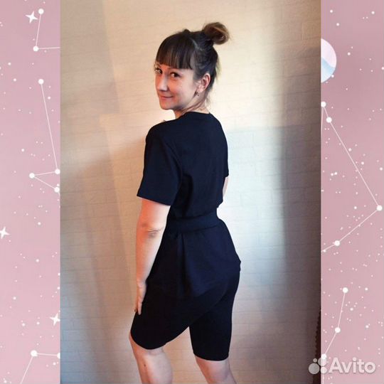 Футболка и велосипедки