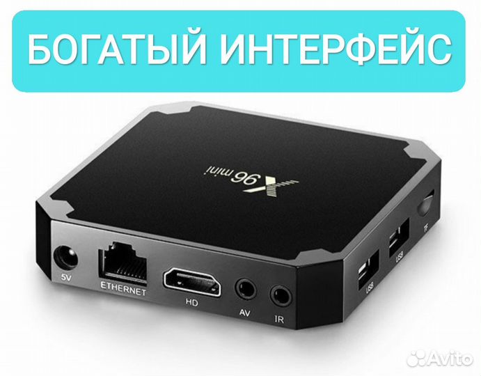 Мультимедийный плеер смарт приставка X96 mini