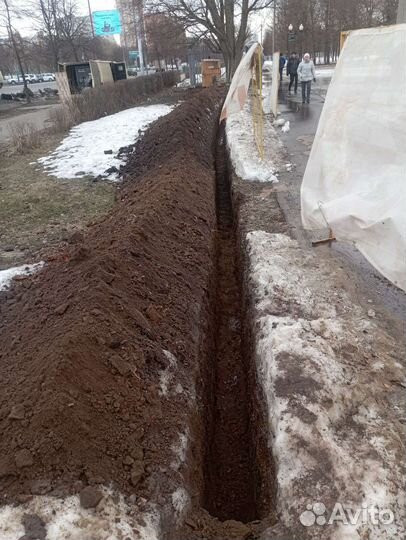 Бригада землякопов Капка траншей вручную