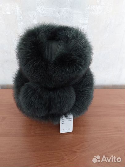 Шапка женская новая из меха песца
