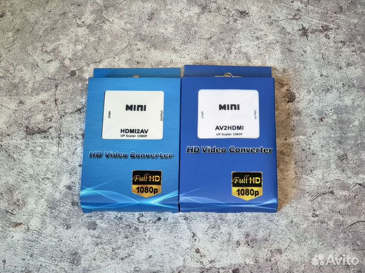Конвертер переходник из AV в hdmi (AV2hdmi)