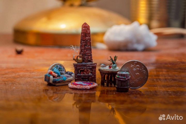Микроминиатюра: кукольная мебель ручной работы