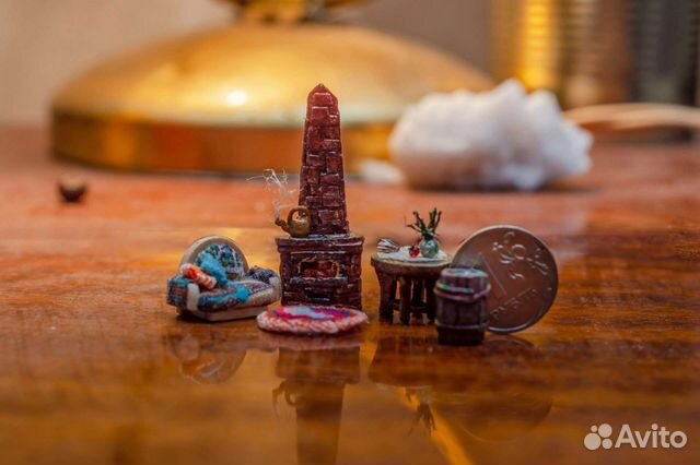 Микроминиатюра: кукольная мебель ручной работы