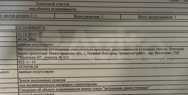 Участок 8,1 сот. (ИЖС)