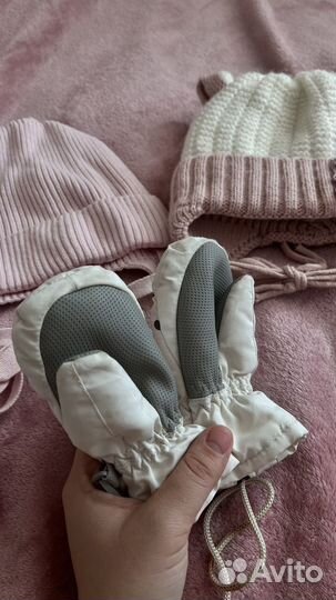 Шапка зимняя для девочки 46