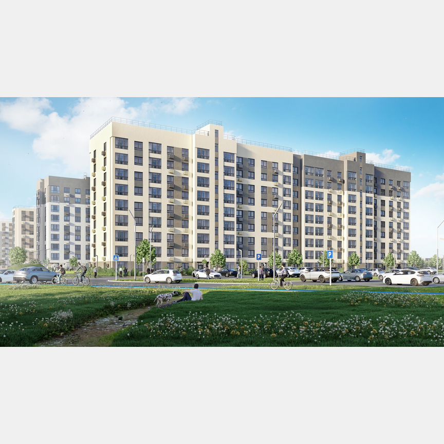 2-к. квартира, 59 м², 9/9 эт.