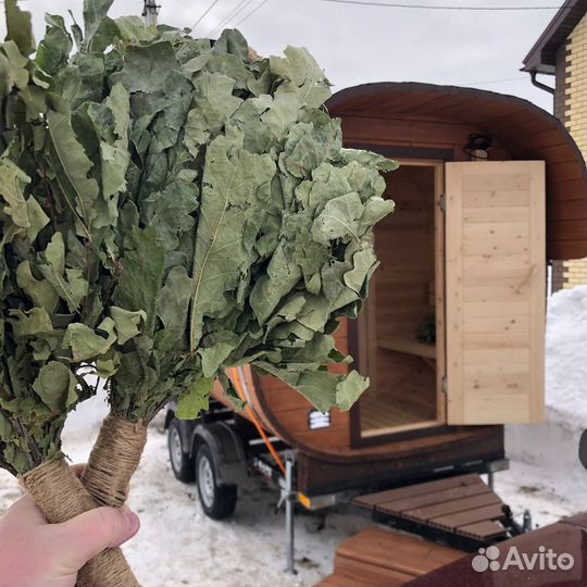 Баня бочка на колесах