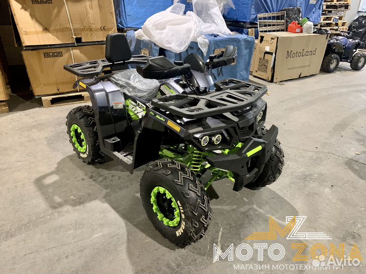 Квадроцикл MotoLand Wild Track 200 Lux серый