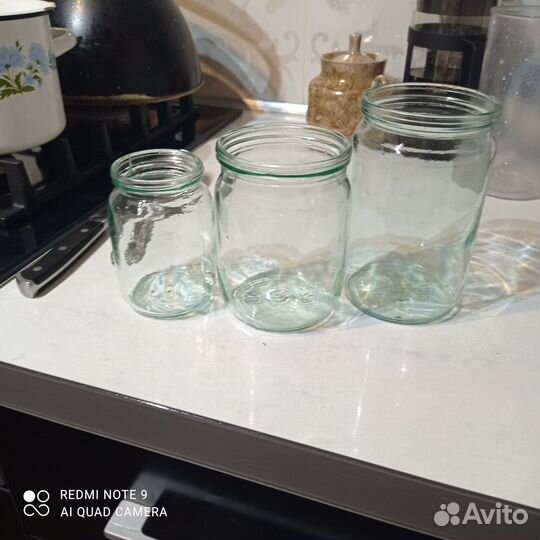 Банки стеклянные 0,7 литра и 0,25 литра