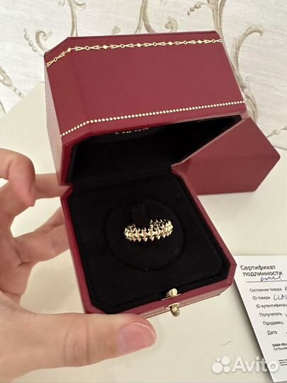 Cartier кольцо оригинал