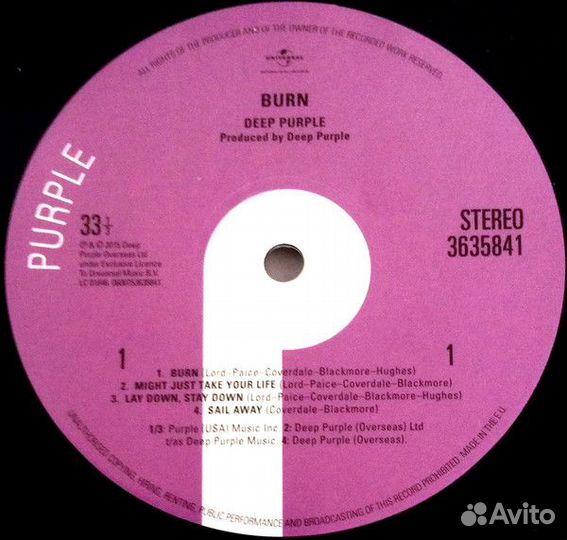 Винил пластинка Deep Purple 