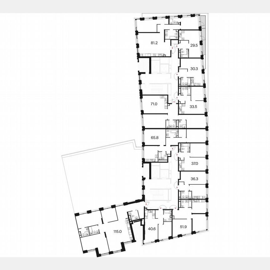3-к. квартира, 115 м², 3/18 эт.