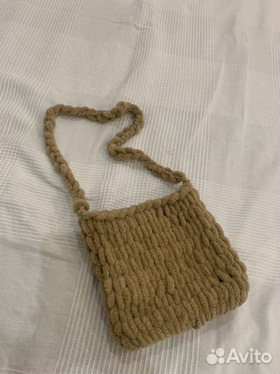 Cумка вязаная (alize puffy)