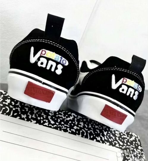 Кеды дутыши vans knu skool x imran potato