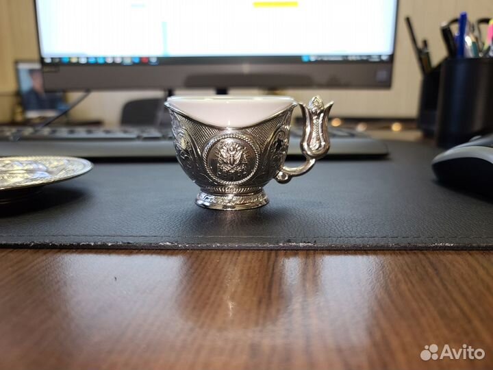 Чашка. Кофейный набор, серебро