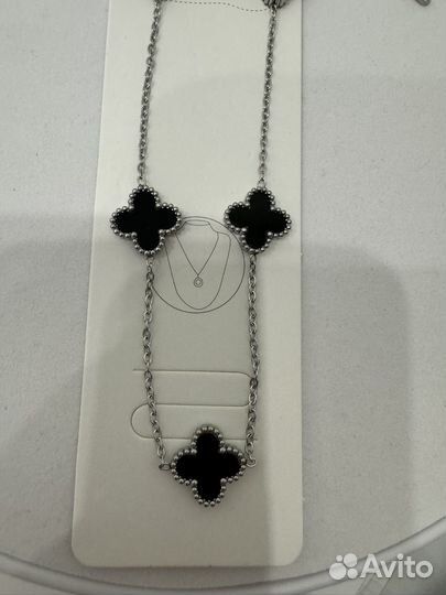 Стильная подвеска клевер