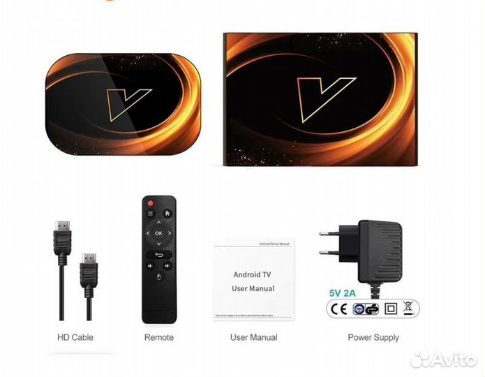 Тв приставка -тв и-фильмы -бесплатно V-x3 4/32гб