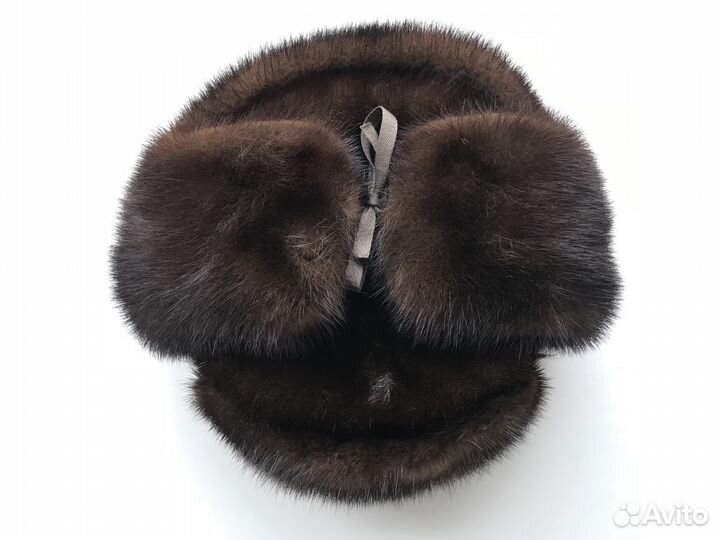 Шапка норковая - мужская, новая