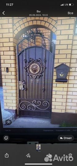 Кованные ворота любой сложности