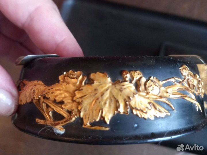 Набор курительный Китай 1950е с позолотой