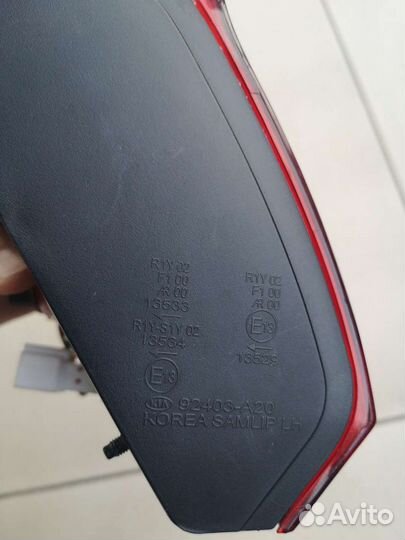 Задний левый внутренний фонарь Kia Ceed. Оригинал