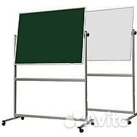 Школьная поворотная доска на ножках 100 х75 см