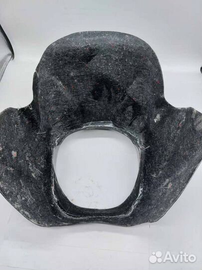 Щиток ветровой Мини черный, без стекла, стеклоплас