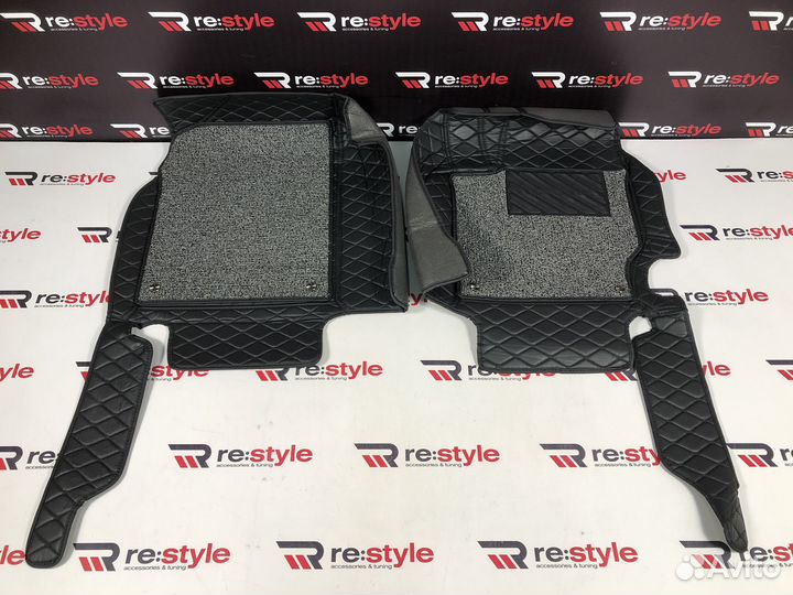 Ковры салона 3D Toyota Camry 50 Правый руль Черные