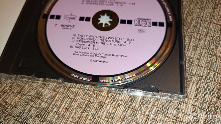 Cd диск фирменный Robert Plant 1983 West Germany