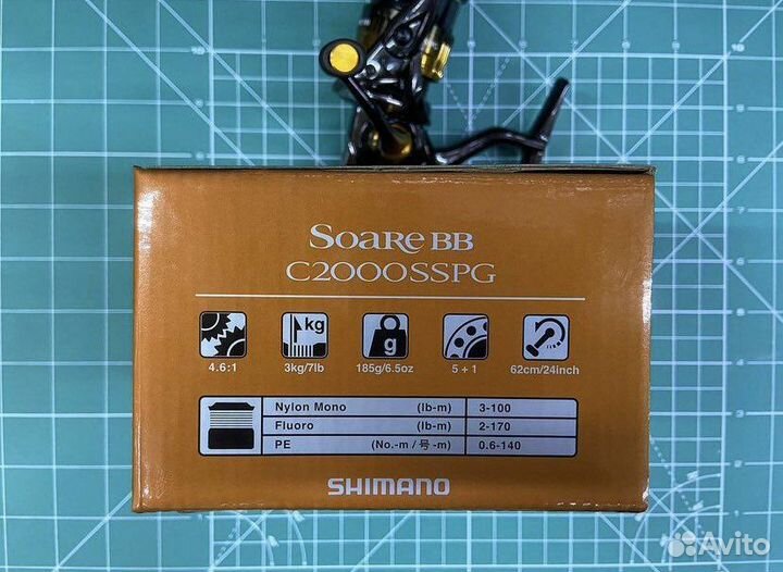 Катушка Shimano 22 Soare BB c2000sspg