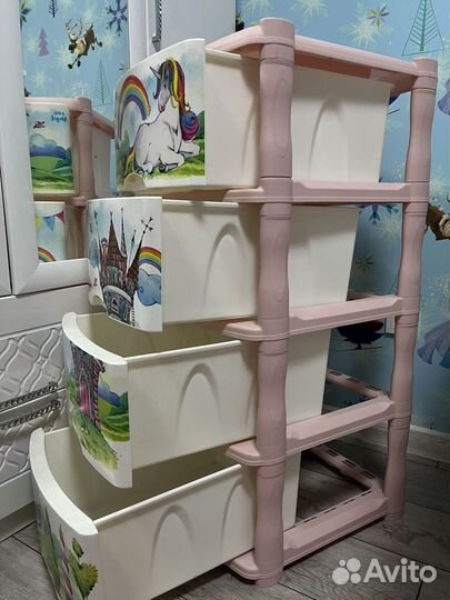 Комод детский пластиковый