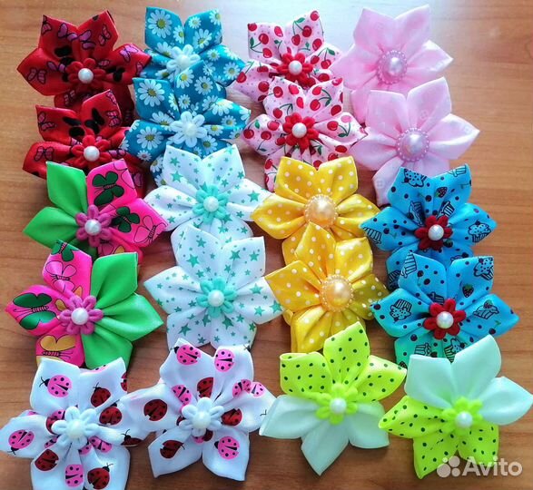 Бантики для девочек ручной работы