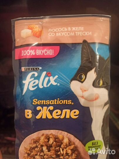 Корм для кошек феликс