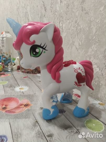 Лошадка единорог игрушка интерактивная