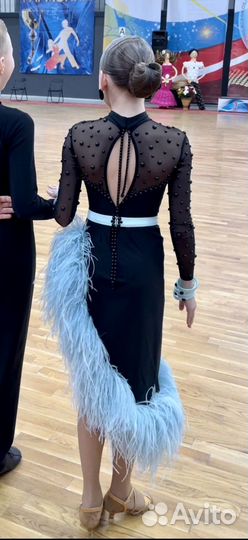 Платье для бальных танцев латина 140