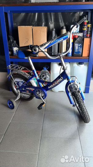 Детский велосипед maxxpro 14 дюймов бу