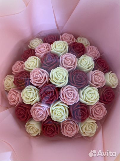 Букет из 37 шоколадных роз