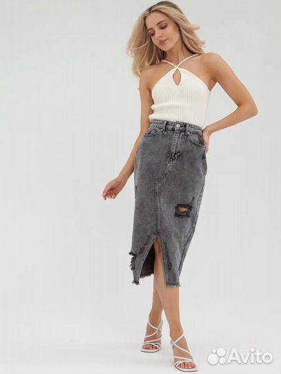 Джинсовая юбка