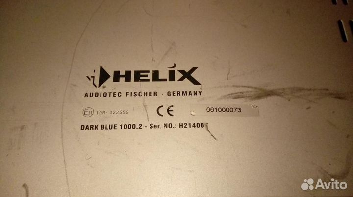 Усилитель helix dark blue 1000.2