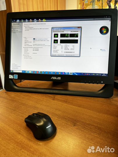 Моноблок asus 22 pentium G630 4gb