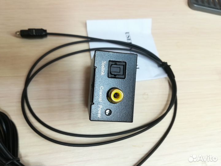 Конвертер из S/pdif Toslink/Coaxial в стерео 2.0