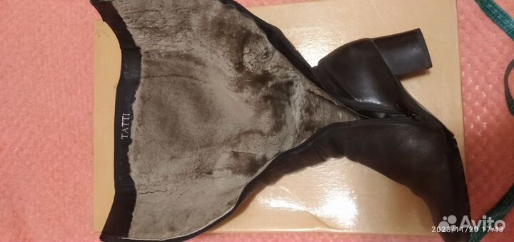 Сапоги зимние женские 37.на полную икру ног )