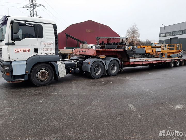 Полуприцеп трал (тяжеловоз) Строймашсервис 932312, 2009