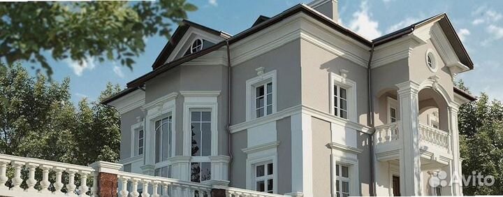 Фасадный декор из пенополистирола