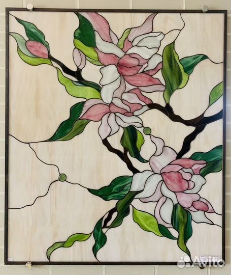 Готовые витражи в различных техниках в наличии