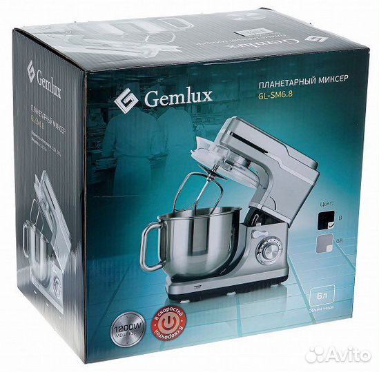 Миксер планетарный 6 литров