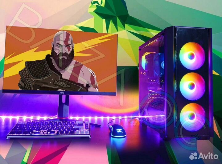 Новый игровой пк Intel Core i5 11400 / AMD RX 6600