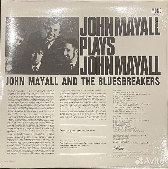 John Mayall HQ 180 Gr LP