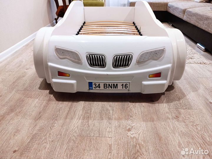 Детская кровать машина 3d