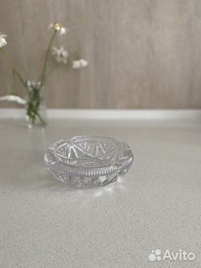 Пепельница СССР хрусталь